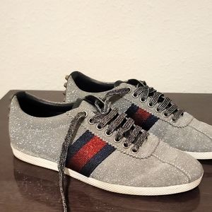 Gucci Bambi Sneakers Glitter Metallic